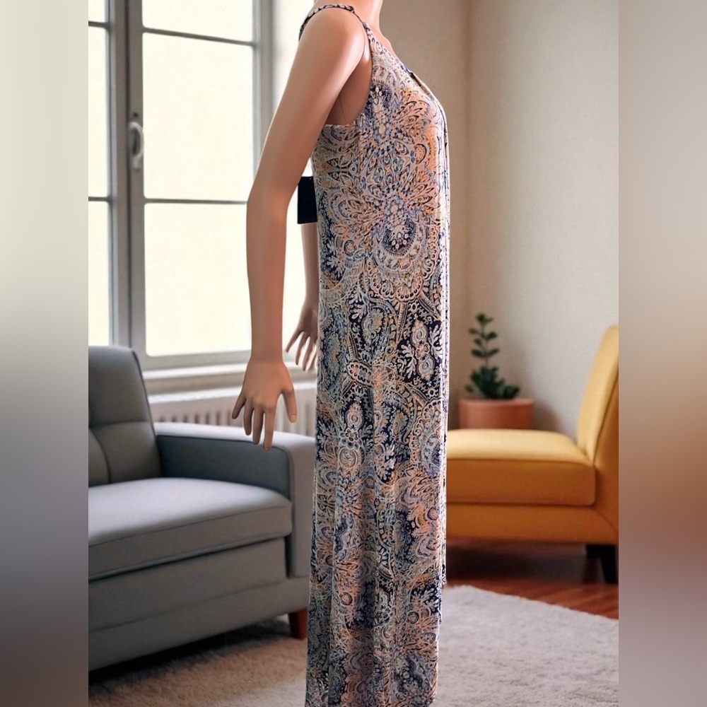 Cynthia Rowley. Maxi Dress. Paisley Floral Print. NWT. Size S - Picture 8 of 11